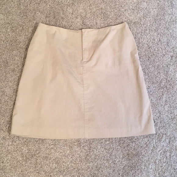 Banana republic khaki stretch skirt size 10 - Picture 1 of 5